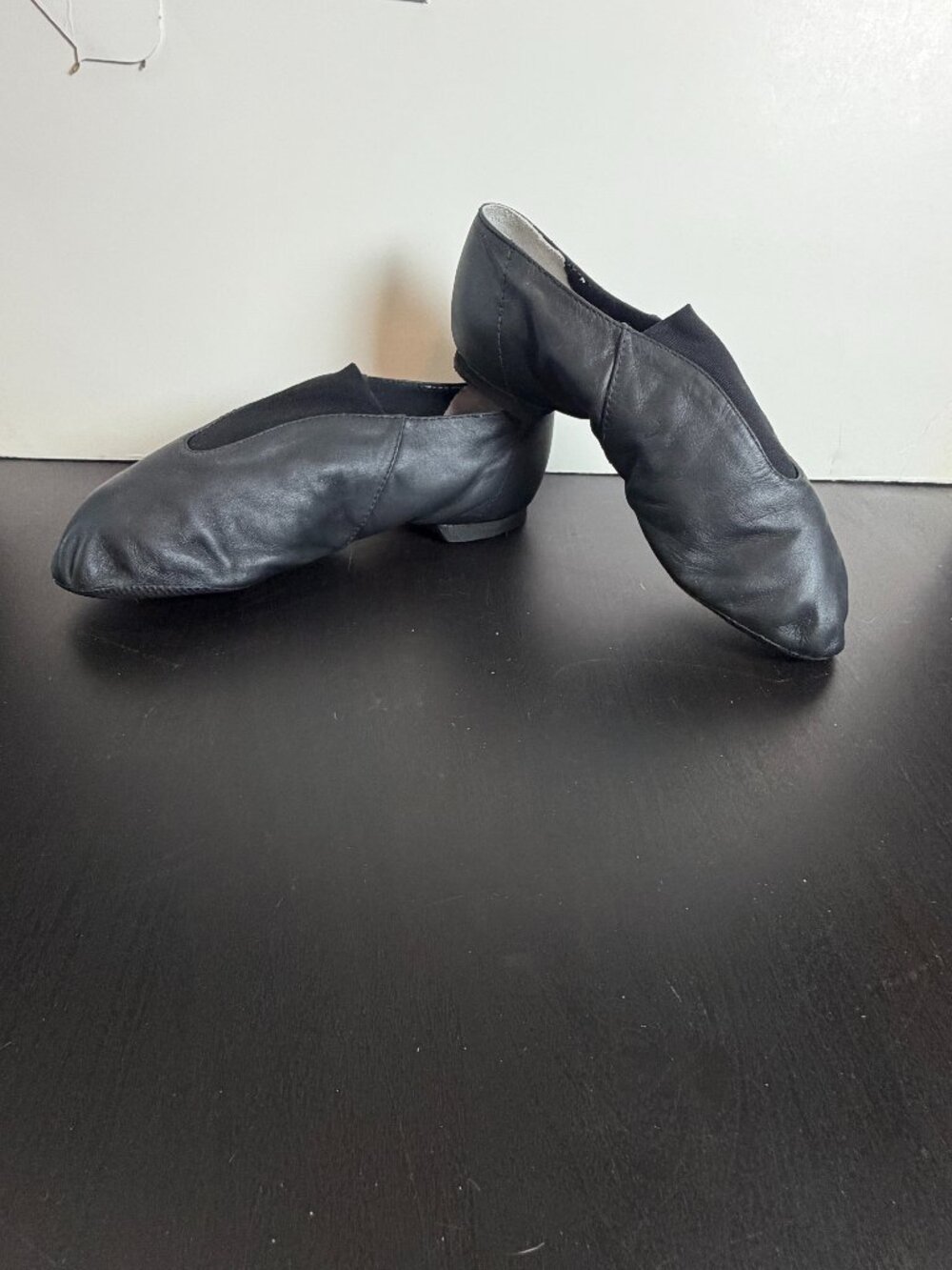 Bloch Super Jazz Leather Split Sole Jazz Character Shoes Size 7 Black